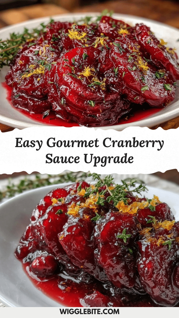 canned cranberry sauce recipe