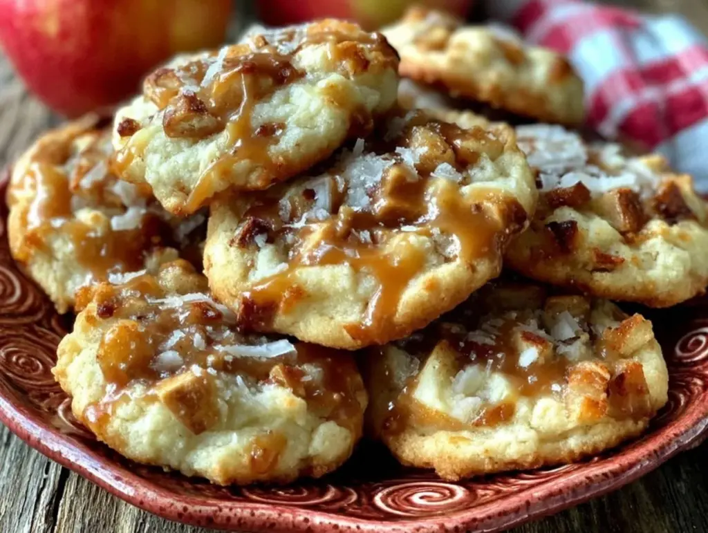 Caramel Apple Pie Cookies - featured image