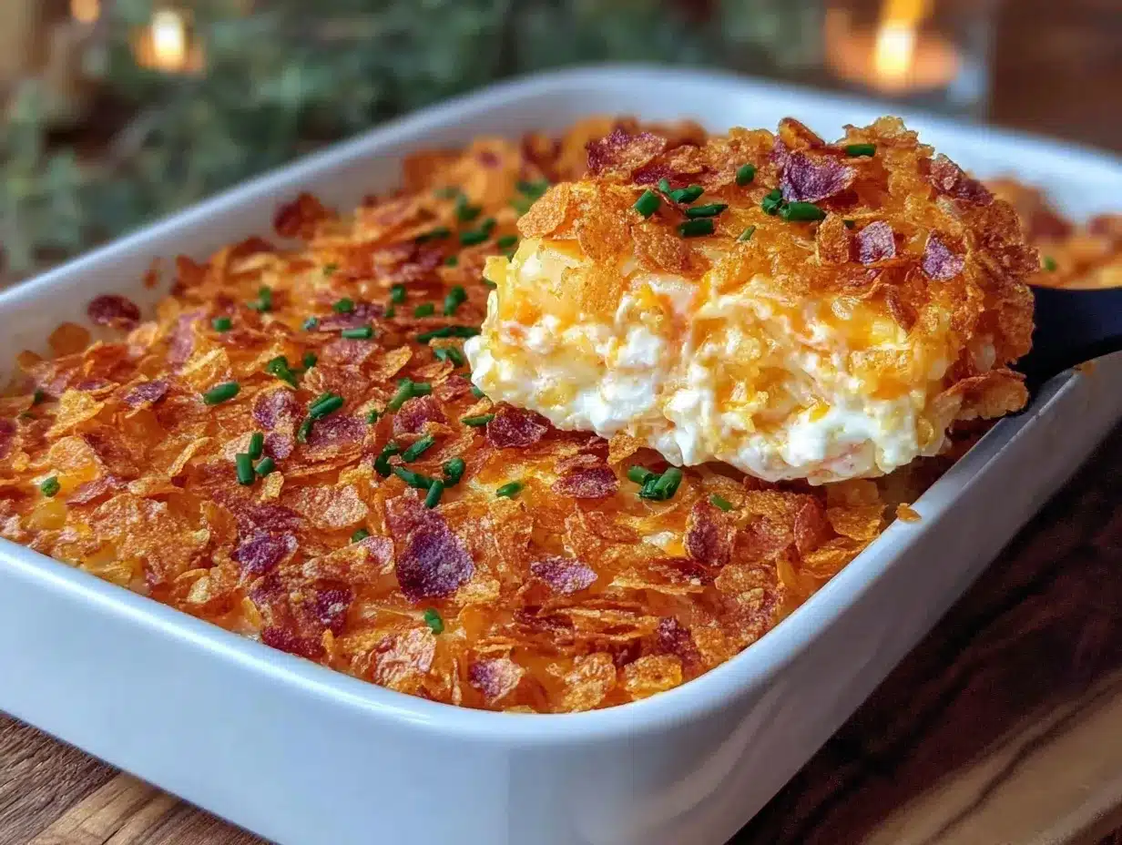cheesy funeral potatoes preparation steps