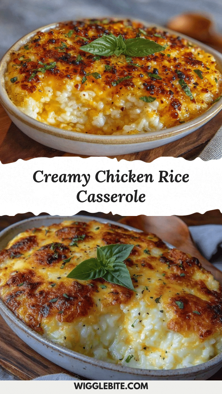 chicken rice casserole recipe