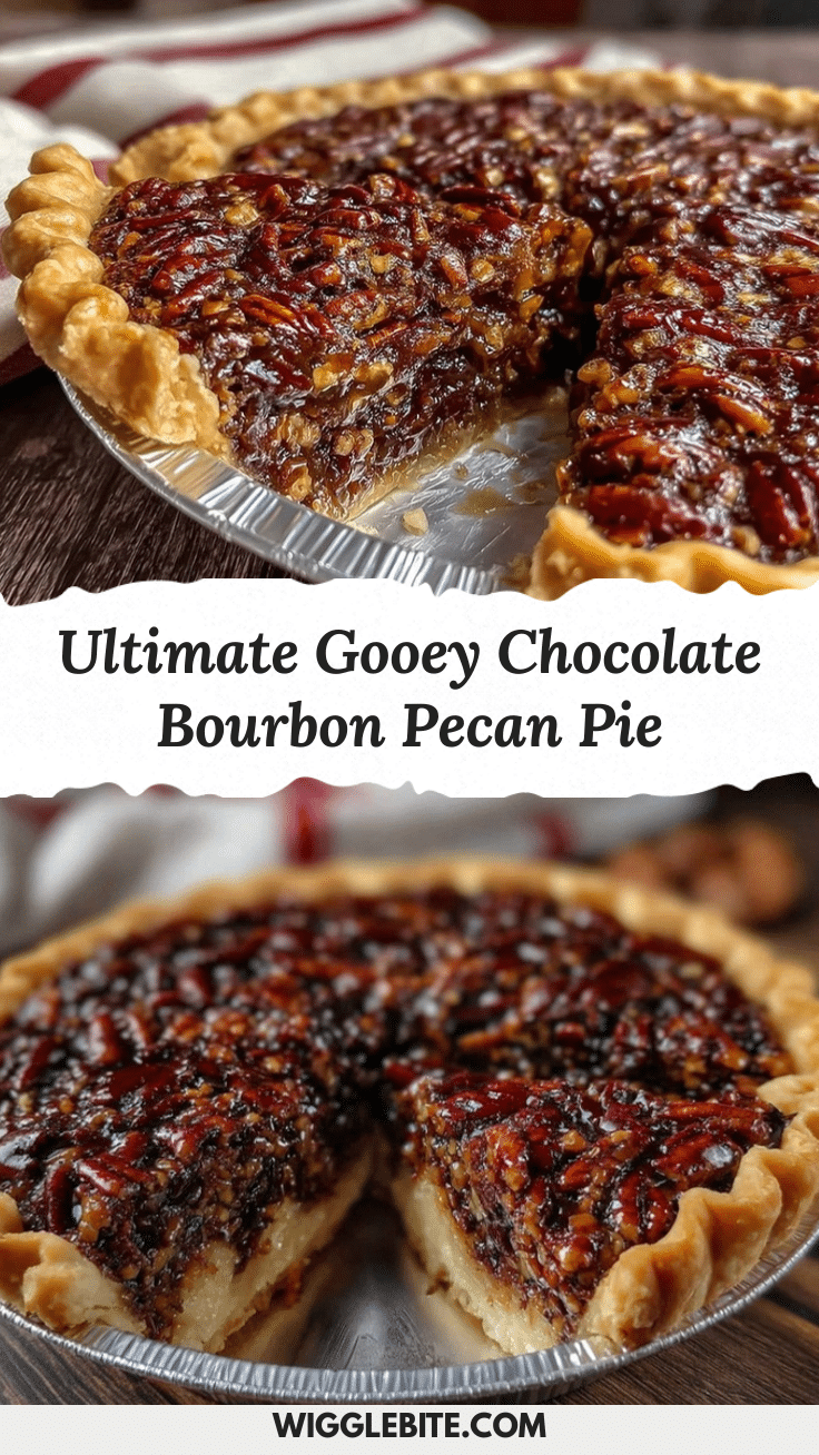 Chocolate Bourbon Pecan Pie recipe