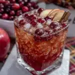 Cinnamon Apple Cranberry Mimosa - featured image