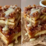 Cinnamon Roll Apple Pie Bars - featured image