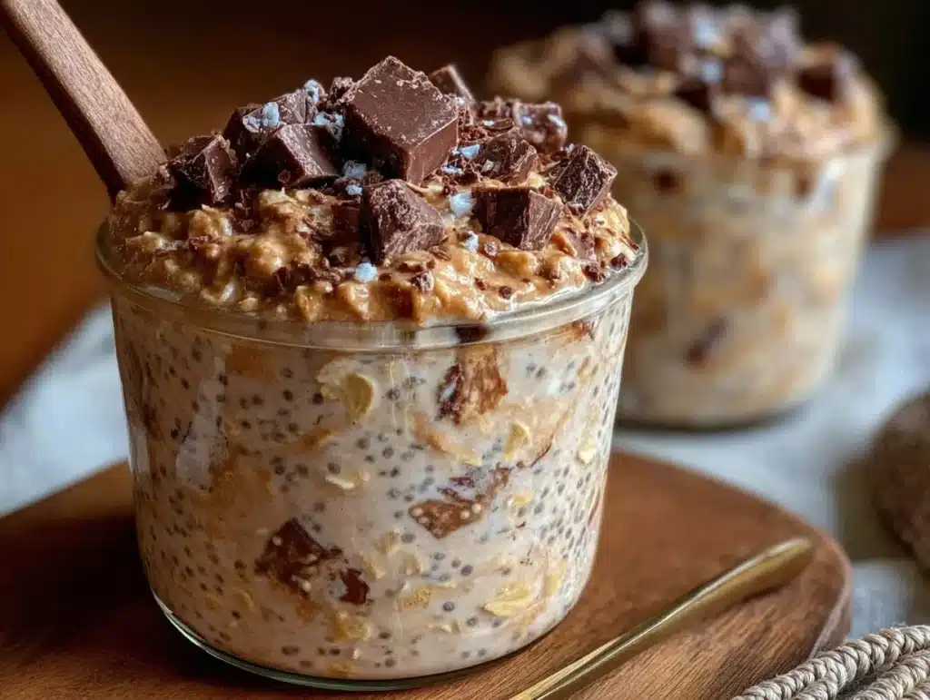 cookie dough overnight oats - featured image