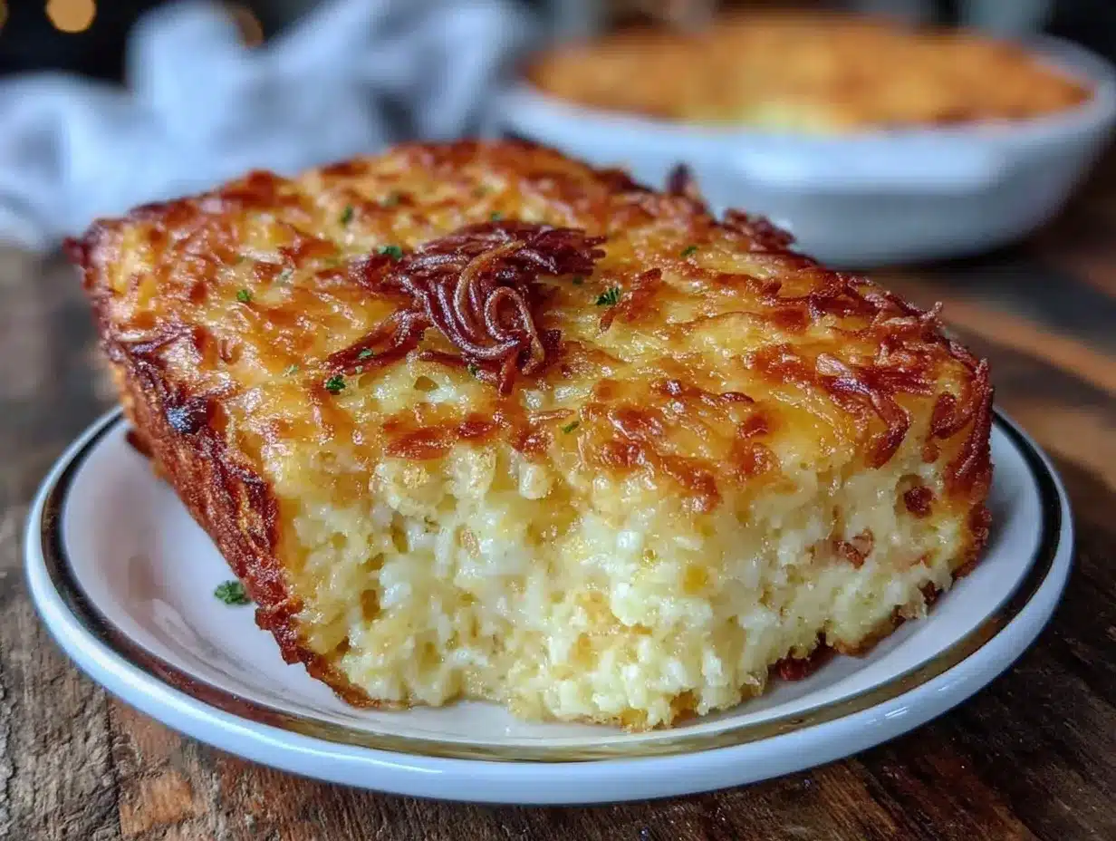 Cracker Barrel Hash Brown Casserole preparation steps