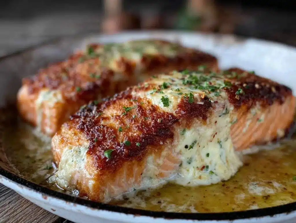 Creamy Baked Boursin Salmon - featured image