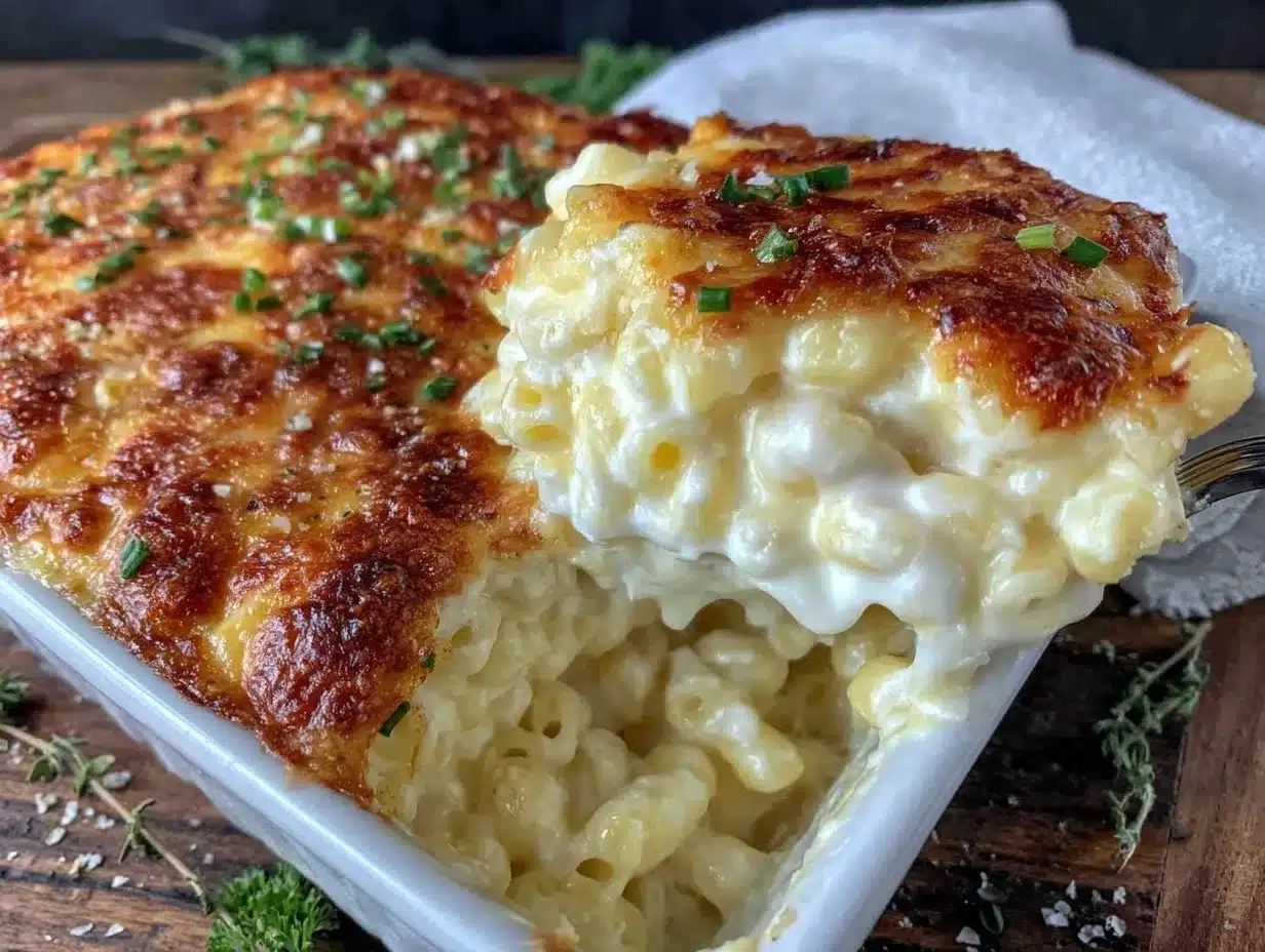 creamy baked mac-and-cheese preparation steps