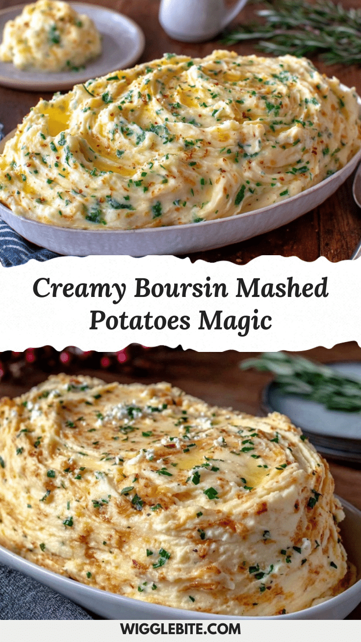 Creamy Boursin Mashed Potatoes recipe