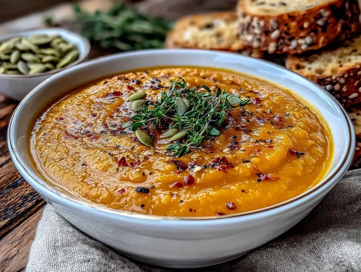 creamy butternut squash soup preparation steps