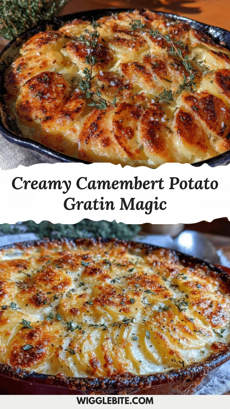 Creamy Camembert Potato Gratin recipe