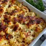 Creamy Chicken Alfredo Baked Gnocchi - featured image