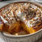 creamy dairy-free sweet potato casserole - featured image