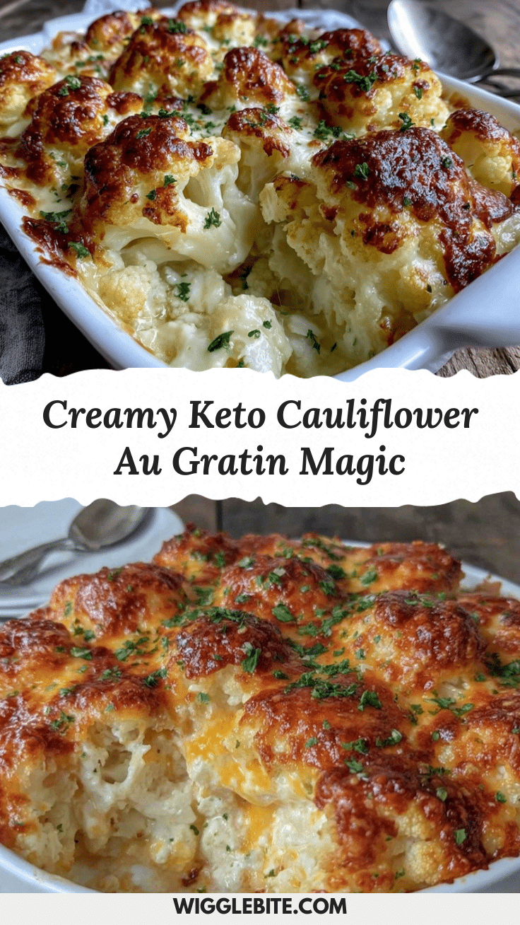 creamy keto cauliflower au gratin recipe