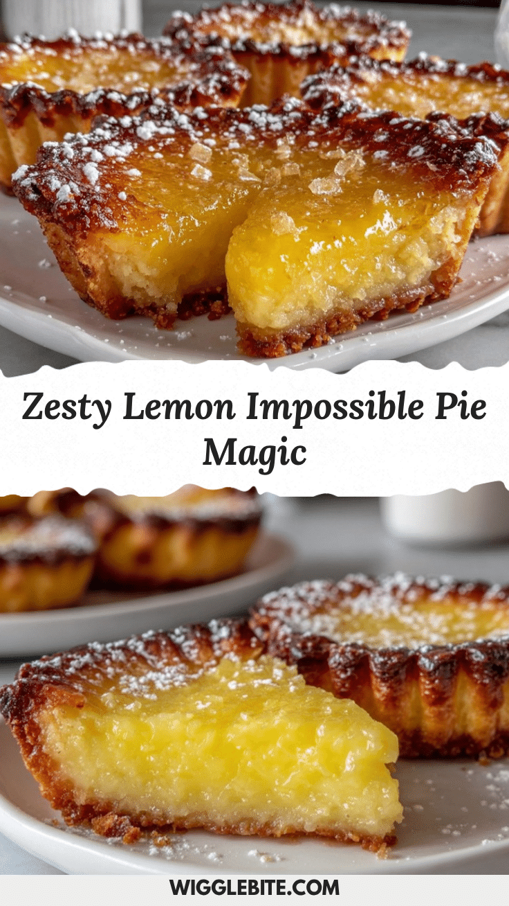 creamy lemon impossible pies recipe