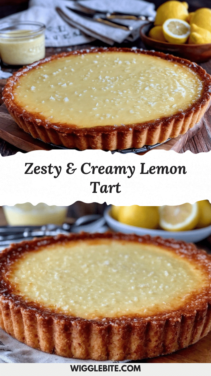 creamy lemon tart recipe