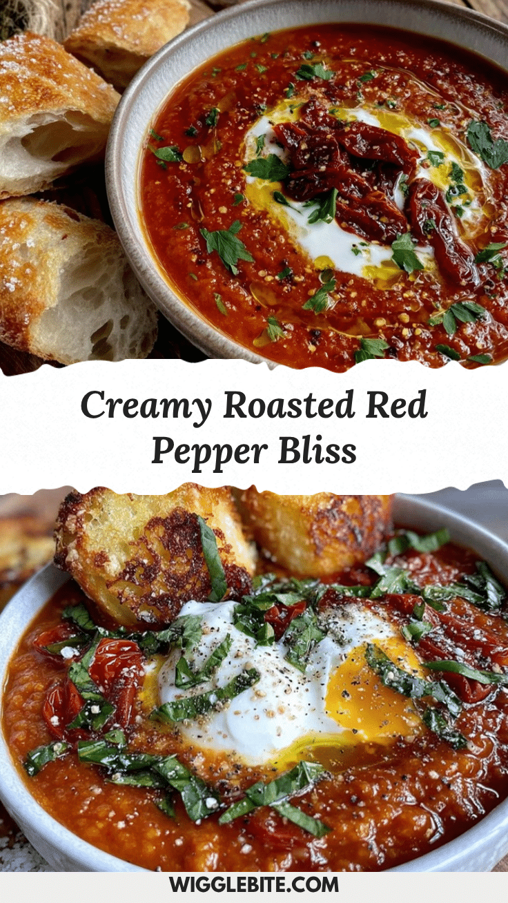 creamy roasted red pepper soup recipe