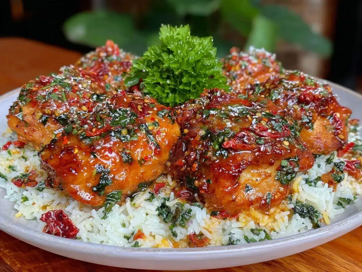 Creamy Tuscan Garlic Butter Chicken preparation steps