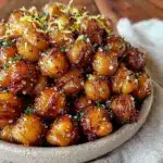 crispy air fryer chickpeas - featured image