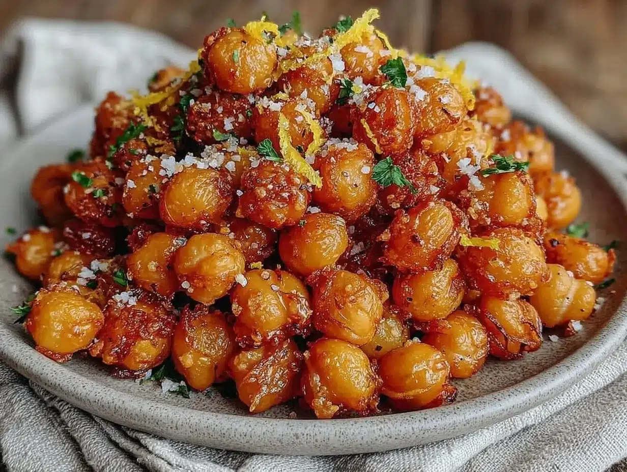 crispy air fryer chickpeas preparation steps