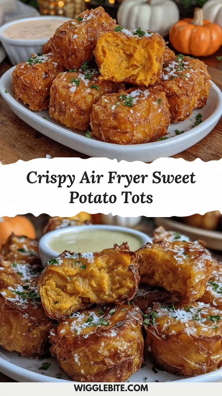 crispy air fryer sweet potato tots recipe