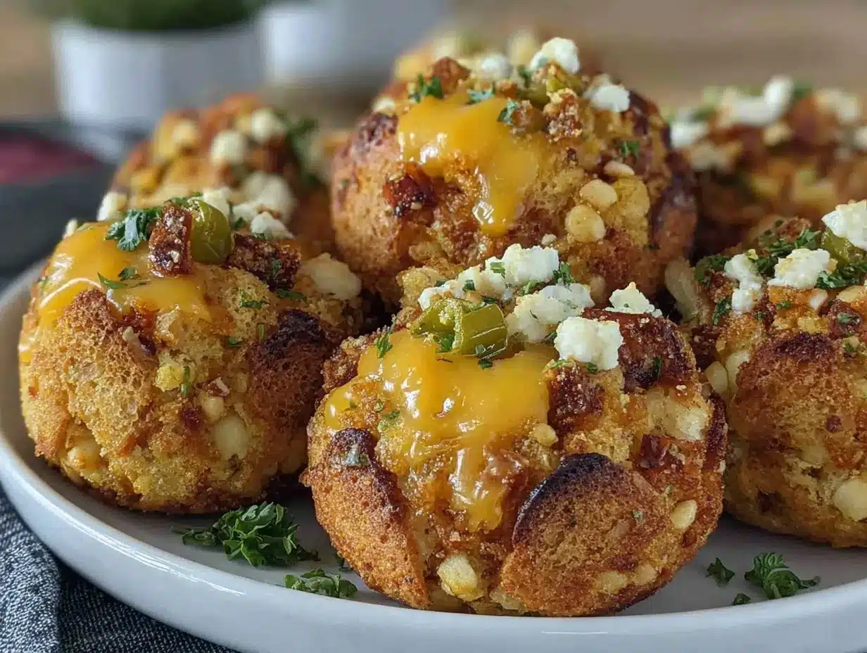crispy cheesy jalapeño stuffing balls preparation steps
