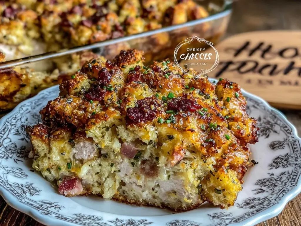 Crispy Cheesy Ranch Pork Chop Bake - featured image