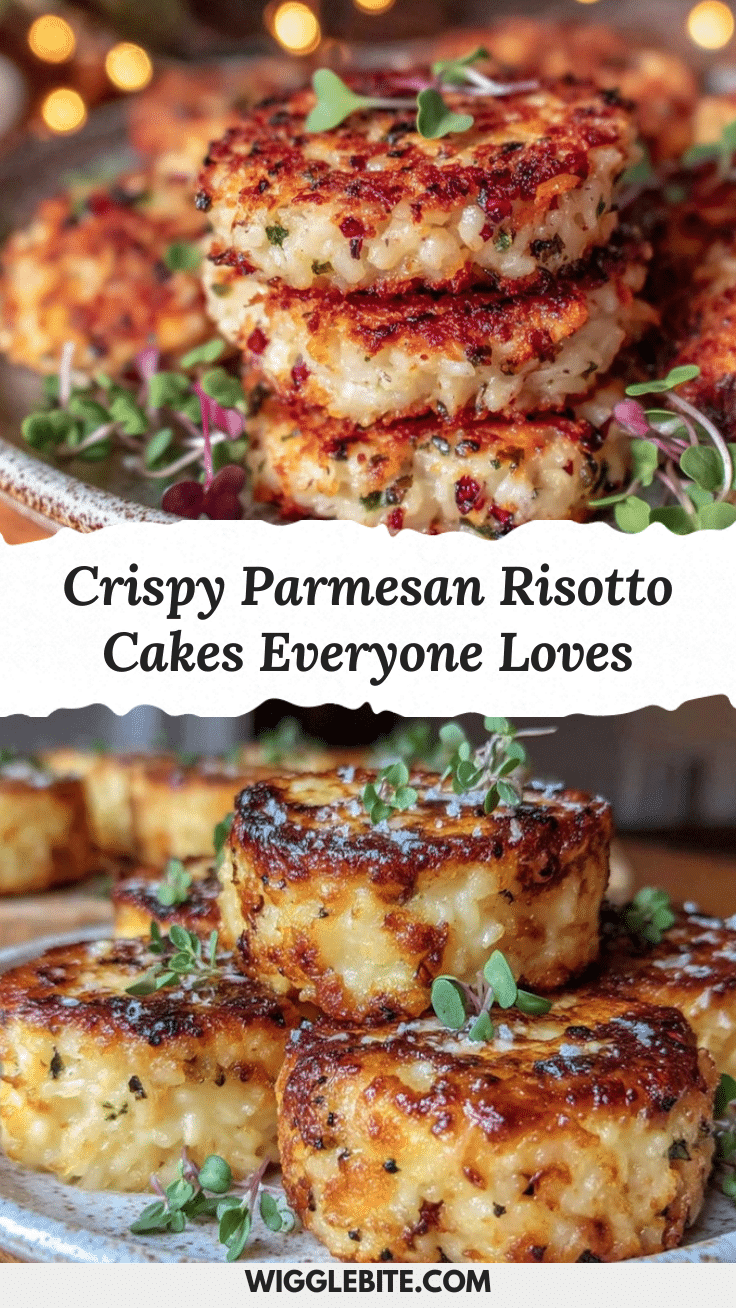 Crispy Parmesan Risotto Cakes recipe