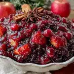 crockpot apple cranberry sauce - featured image
