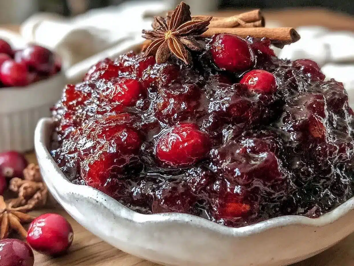 crockpot apple cranberry sauce preparation steps