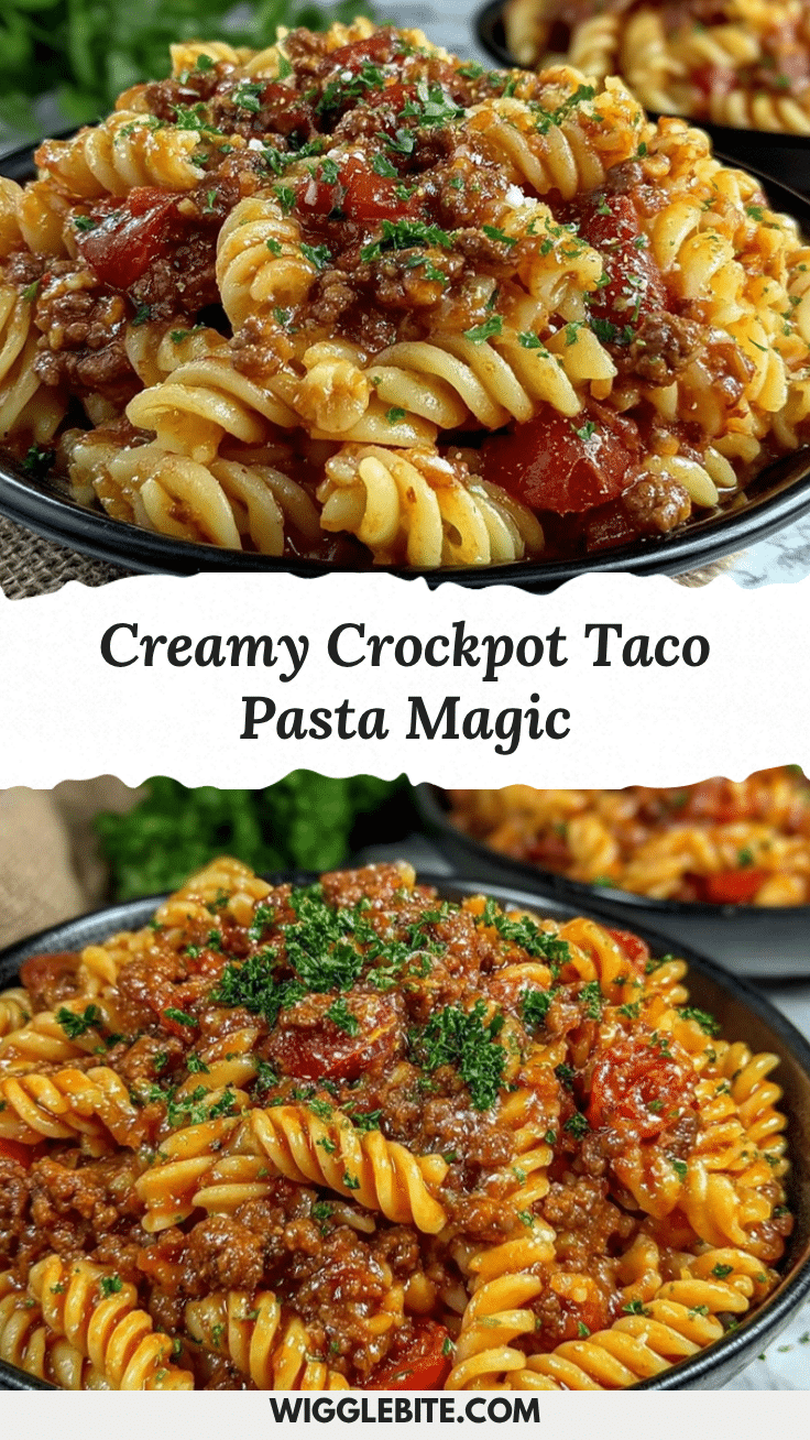Crockpot Taco Pasta recipe