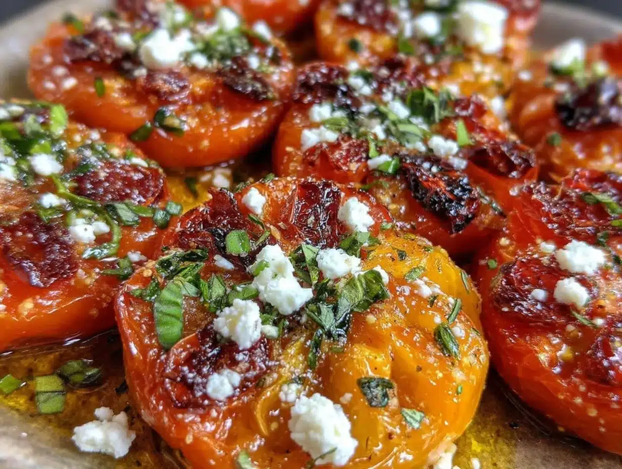 Feta and Herb Roasted Tomatoes preparation steps