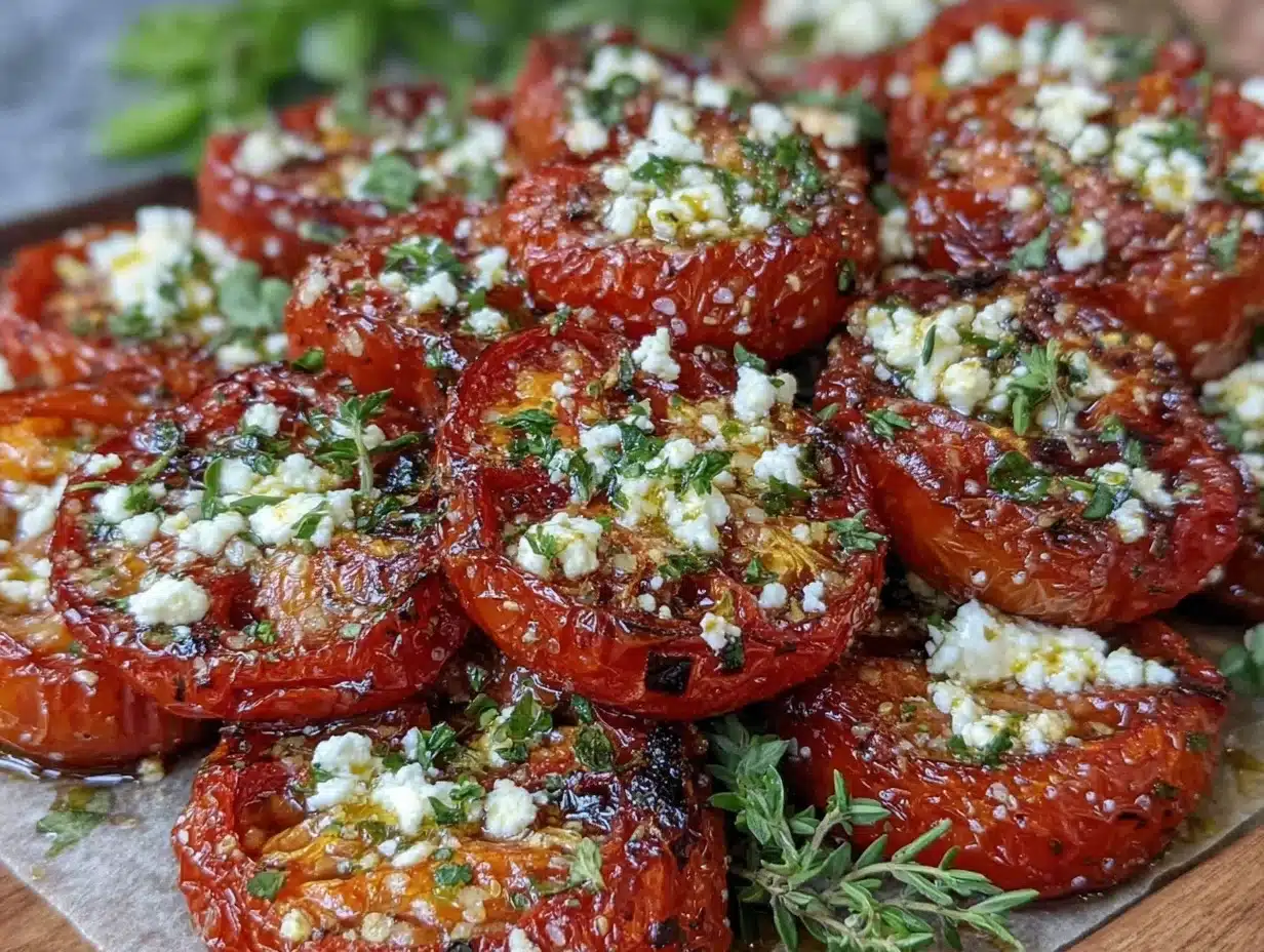 Feta and Herb Roasted Tomatoes - featured image