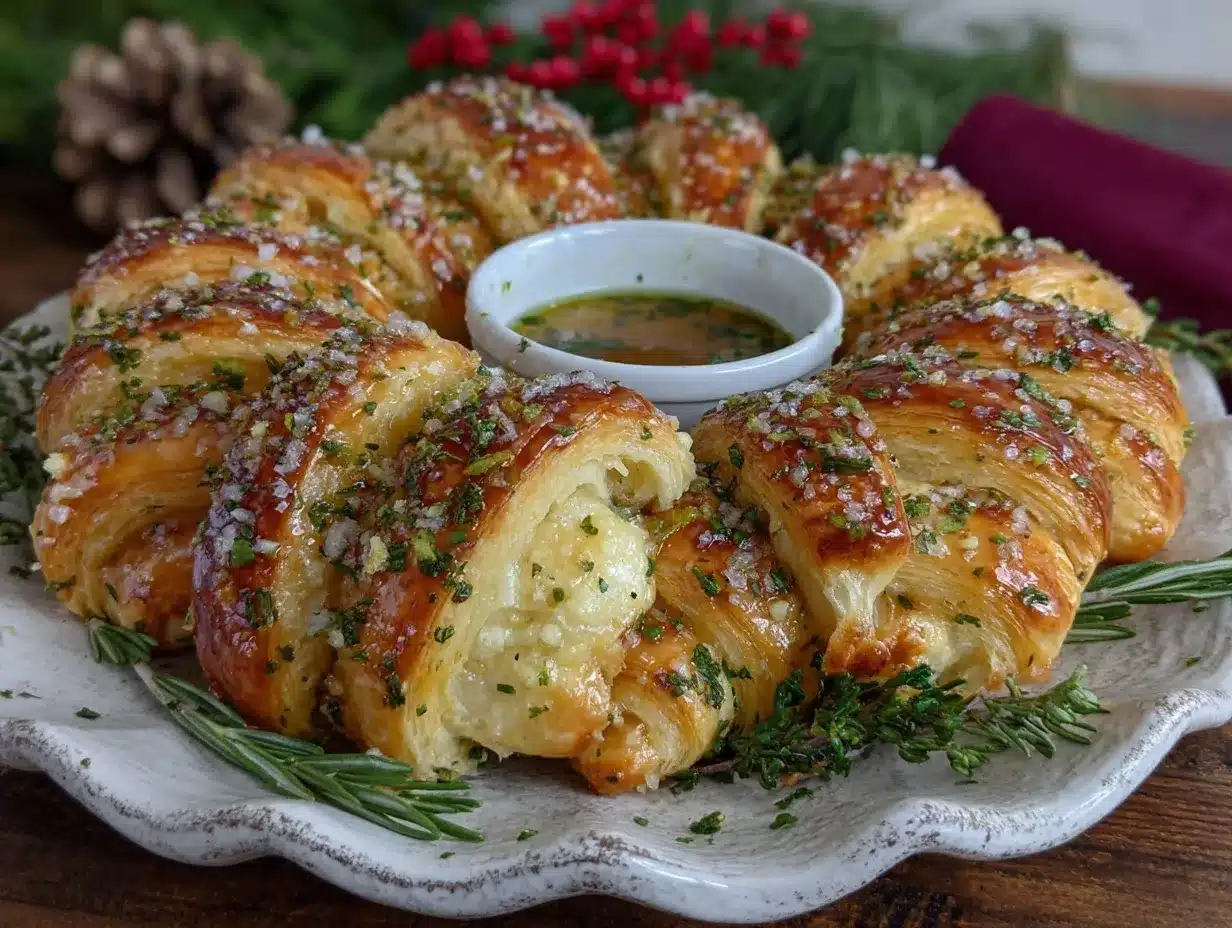 flaky herb crescent rolls preparation steps