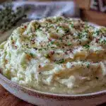 fluffy paleo cauliflower mash - featured image
