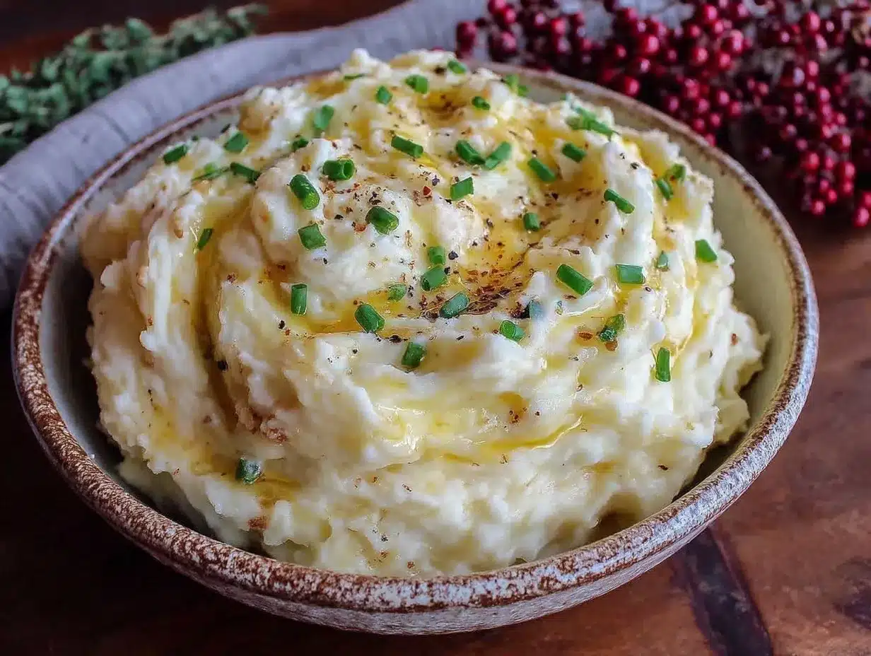 fluffy paleo cauliflower mash preparation steps
