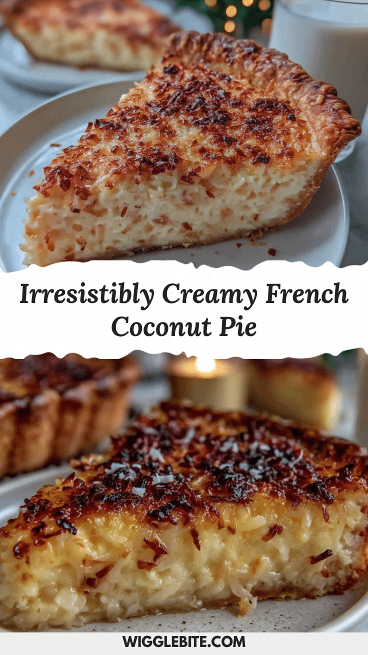 French Coconut Pie recipe