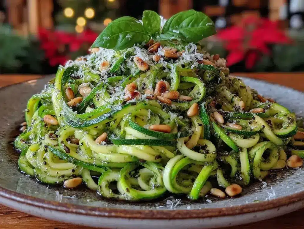 fresh zucchini noodles - featured image