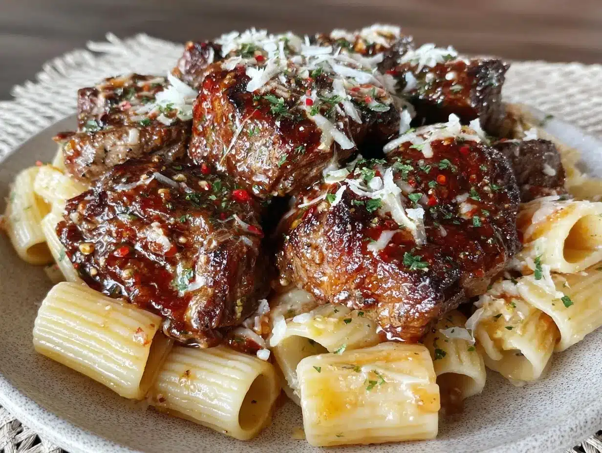 garlic butter steak tips preparation steps