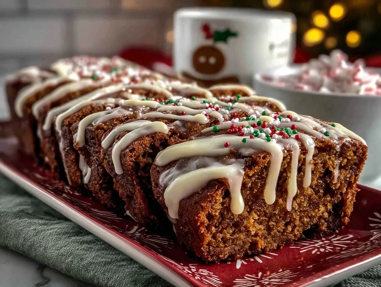 gingerbread banana bread preparation steps
