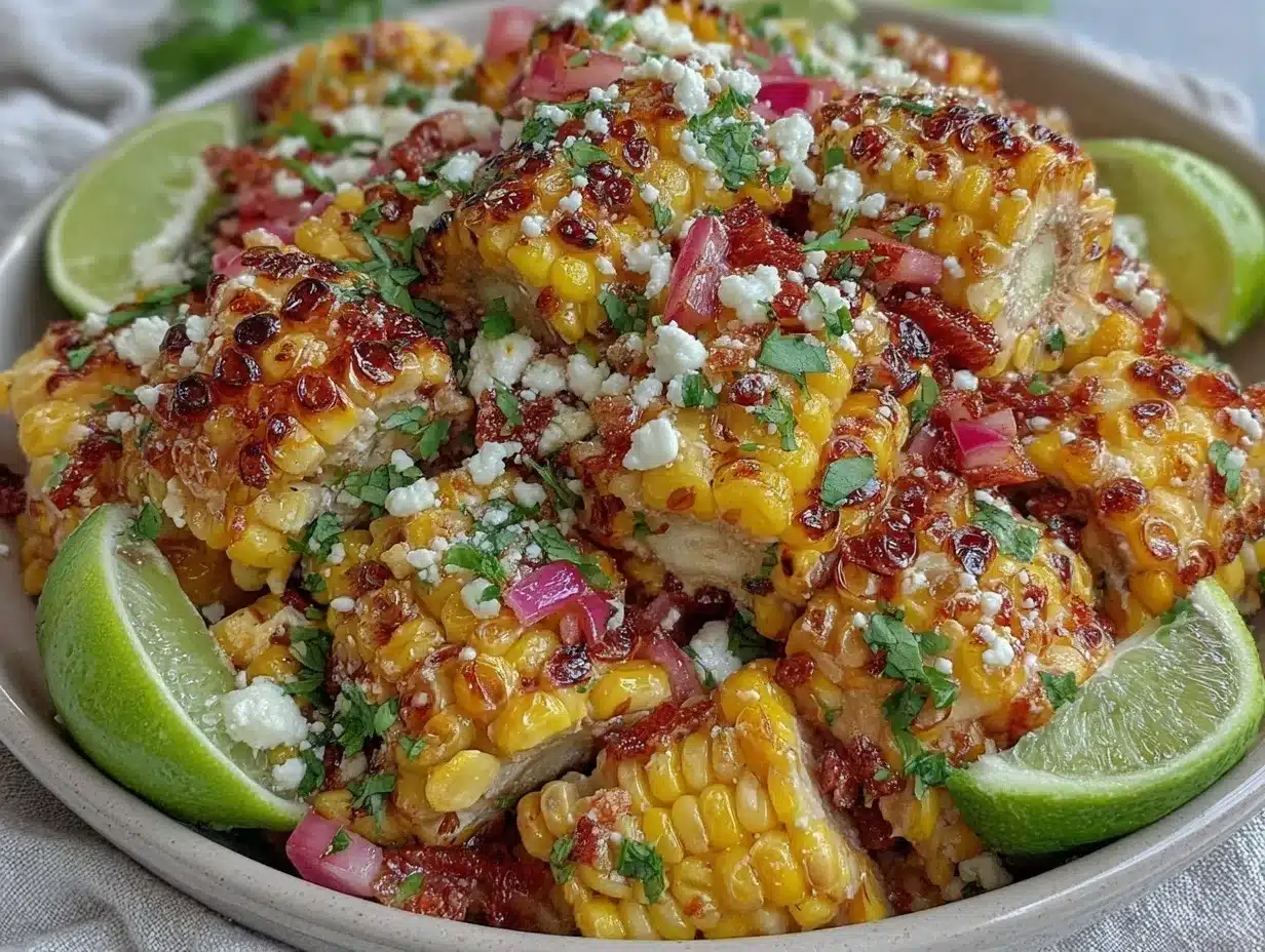 grilled corn salad preparation steps