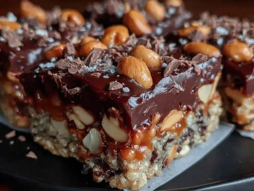 homemade crunch bars - featured image
