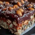 homemade crunch bars - featured image