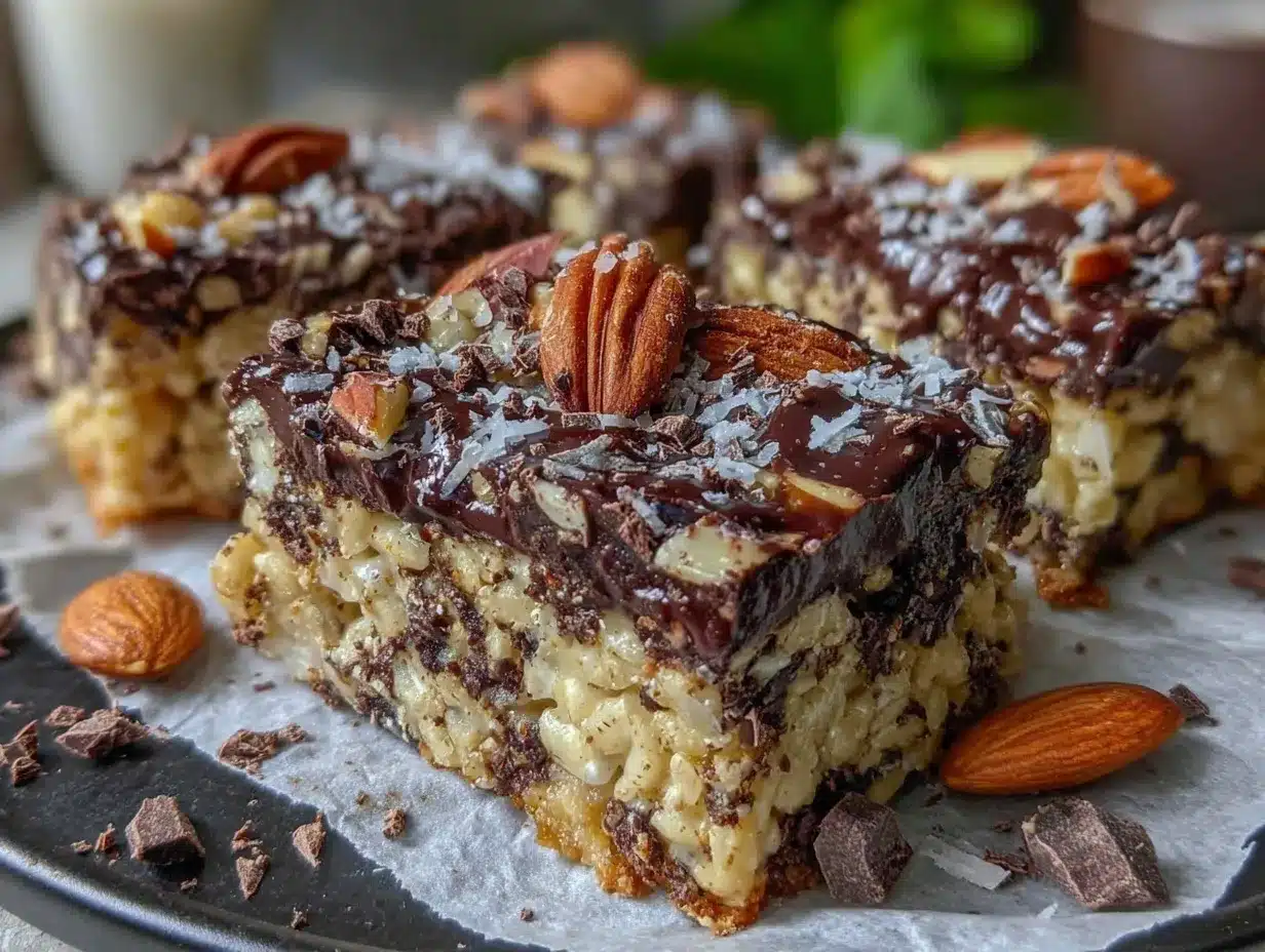 homemade crunch bars preparation steps