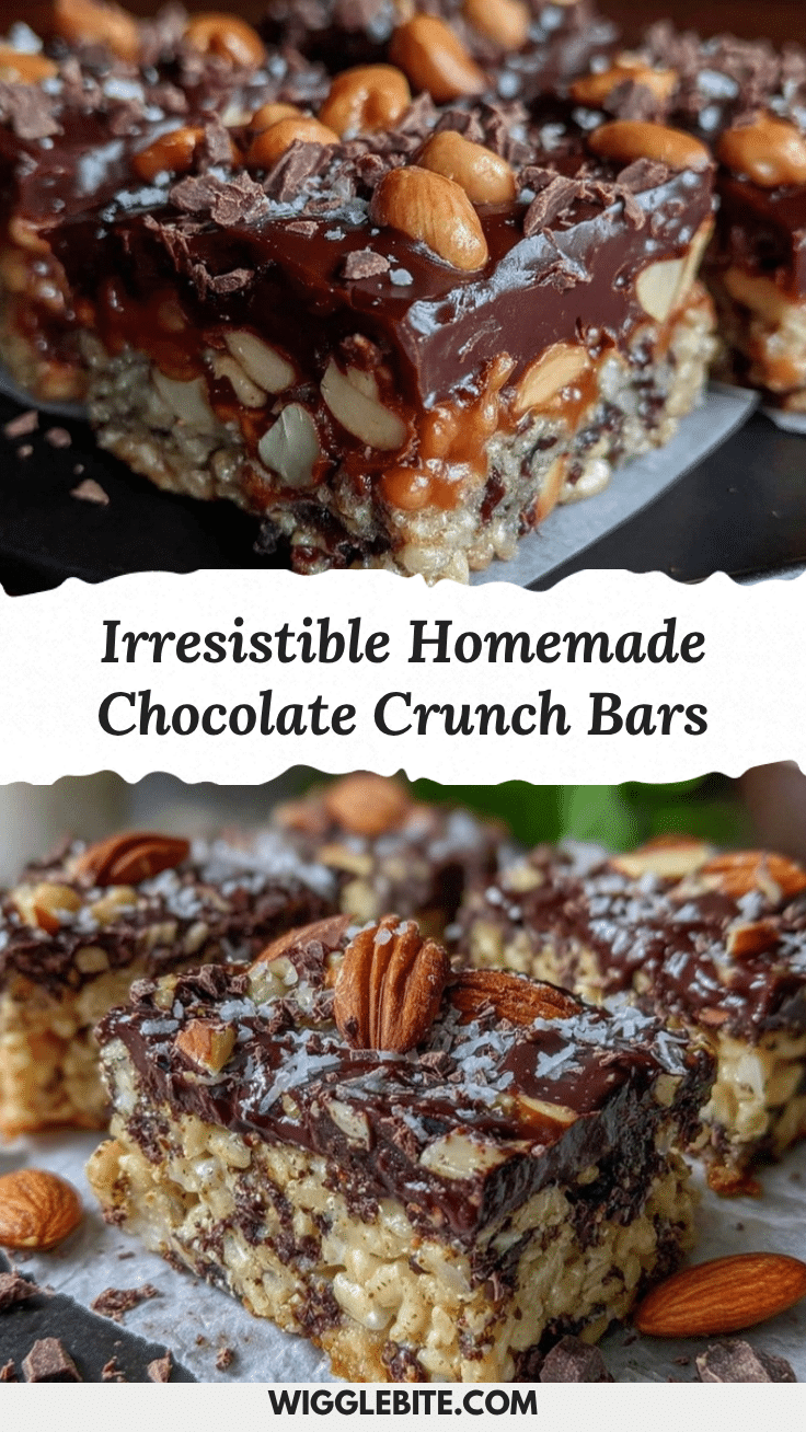 homemade crunch bars recipe
