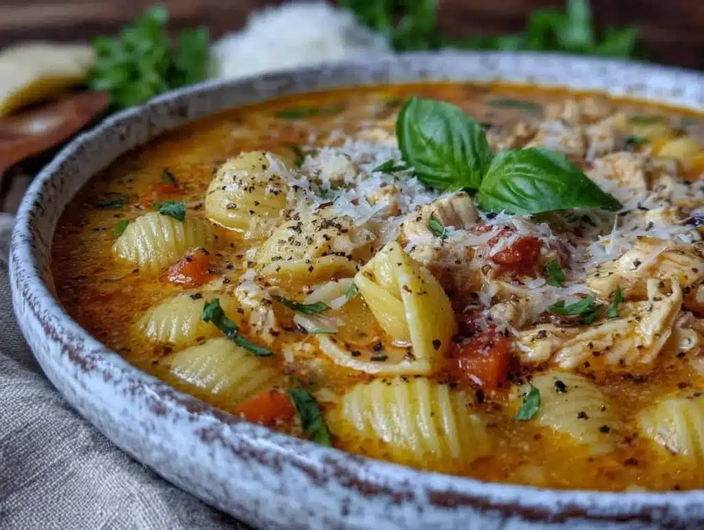 Italian Ground Chicken Soup - featured image