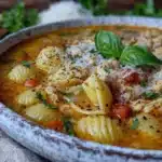 Italian Ground Chicken Soup - featured image