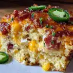 jalapeño bacon cornbread casserole - featured image