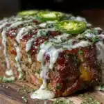 jalapeño popper meatloaf - featured image