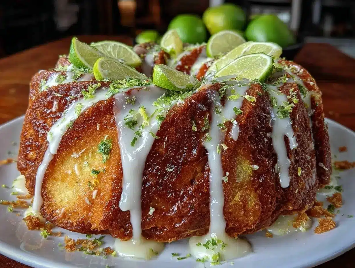 Key Lime Pound Cake preparation steps
