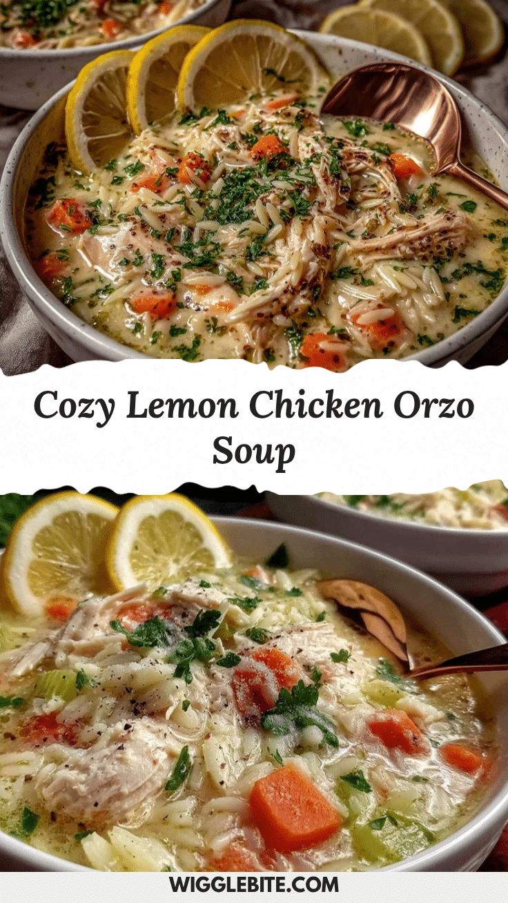 lemon chicken orzo soup recipe